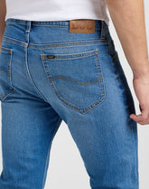 Męskie Spodnie Jeansowe Lee Rider Indigo Vintage 112346321 L701015994